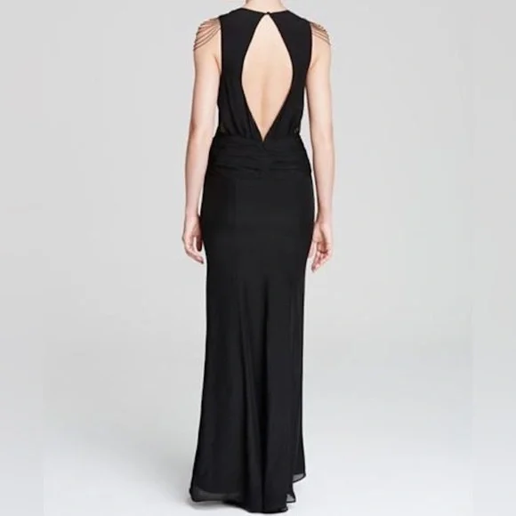 sachin and babi light blue dress Midnight Sky Tulle Maxi Dress  Jennafer Grace